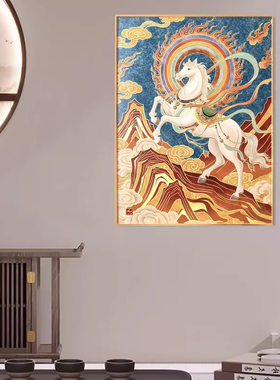 朱炳仁铜盛世神鹿装饰画