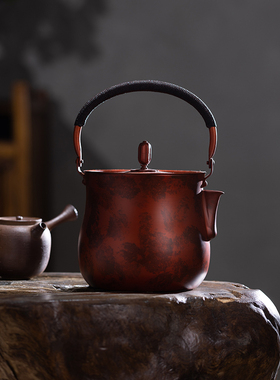 朱炳仁铜福安壶茶壶精致复古家用煮水泡茶壶功夫茶几送礼