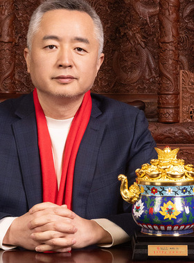 朱炳仁铜 皇家聚宝盆《富贵万年》高奢收藏瓶家居饰品送礼摆件