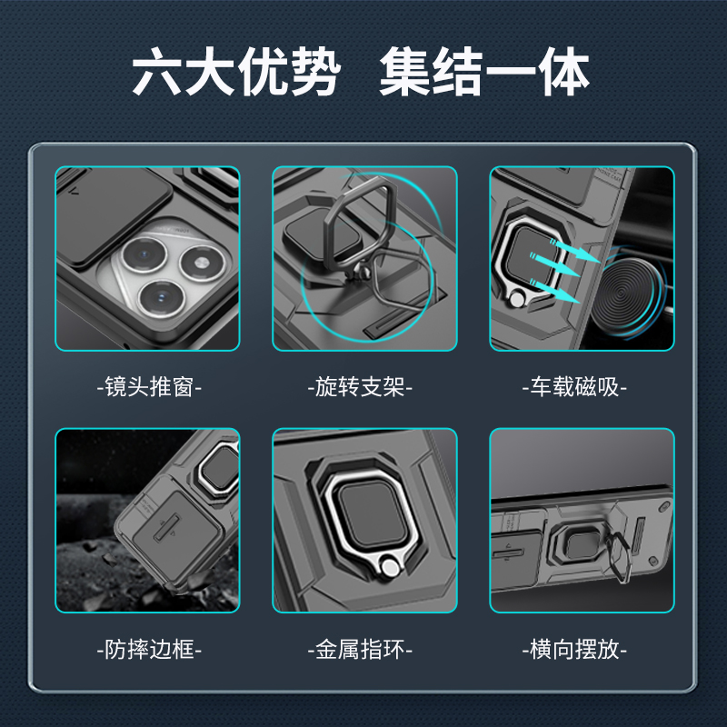 适用华为荣耀400Lite手机壳honor400青春香港国际海外版保护套5g镜头全包防摔磨砂硬外壳带支架磁吸新款男女 - 图0