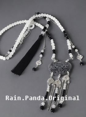 废土末世额饰头链y2k亚文化项链暗黑系项圈小众设计
