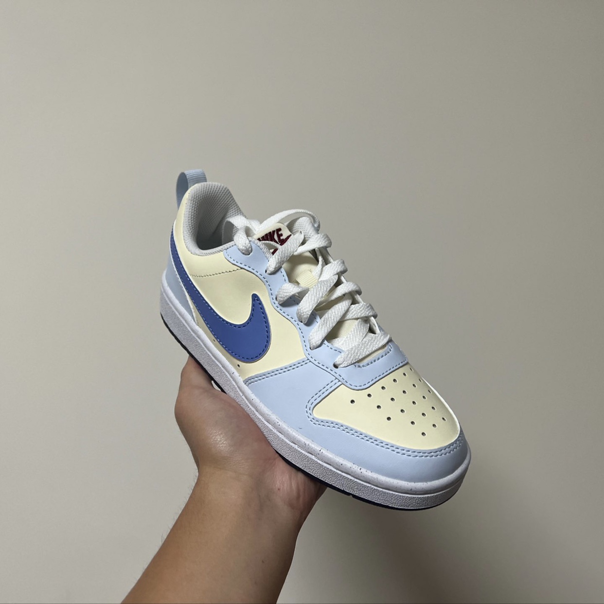 耐克NIKE COURT BOROUGH低帮简版空军一号运动休闲板鞋FZ3136-100 - 图1