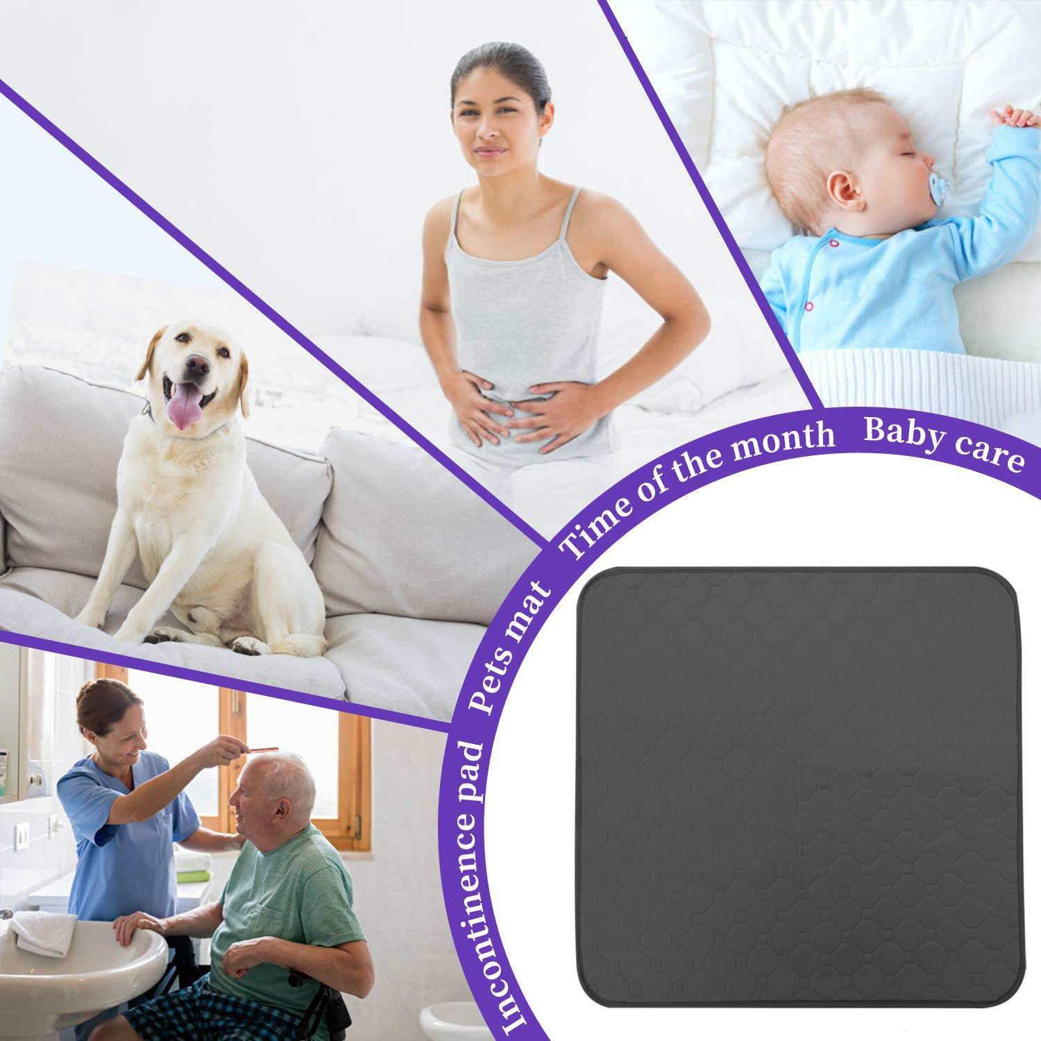 防水坐垫防滑隔尿垫护理垫可洗生理期月经垫成人座垫子宠物沙发垫,淘宝优惠券,粉丝福利购,淘宝优惠卷