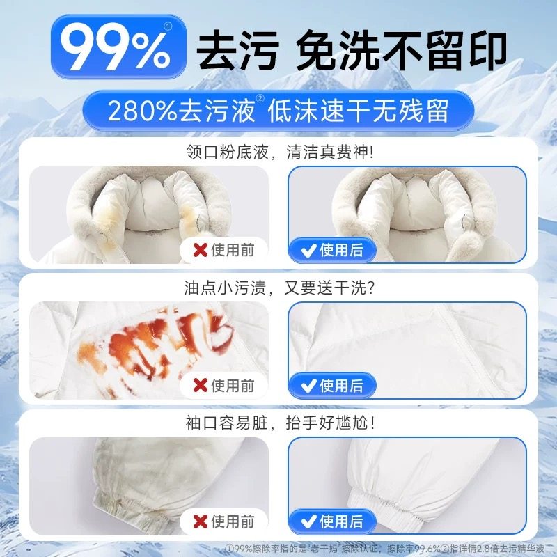 德佑羽绒服清洁湿巾强力去渍清洁剂衣物免洗湿纸巾冲锋衣污渍干洗,淘宝优惠券,粉丝福利购,淘宝优惠卷