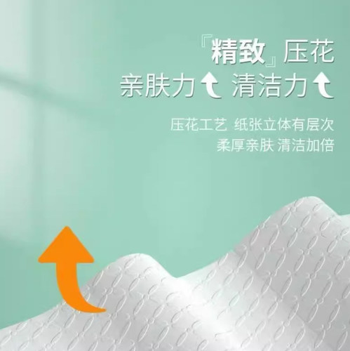 心相印平板卫生纸可溶压花抽取式卫生纸厕草纸实惠装手纸原生木浆 - 图2