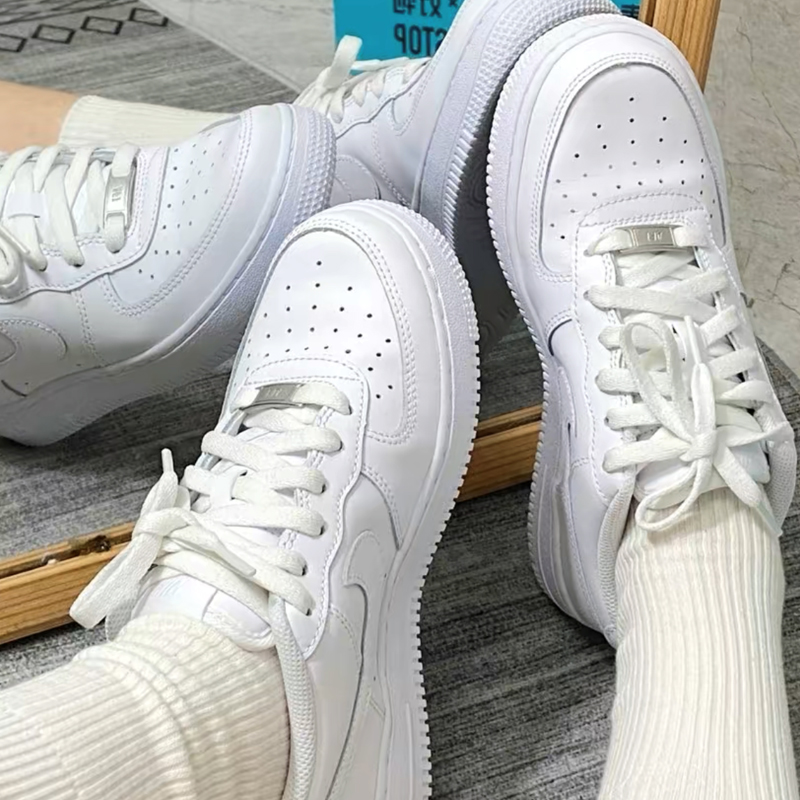 Nike/耐克 AIR FORCE 1 Low GS女款空军低帮休闲板鞋FB1844-111-图1