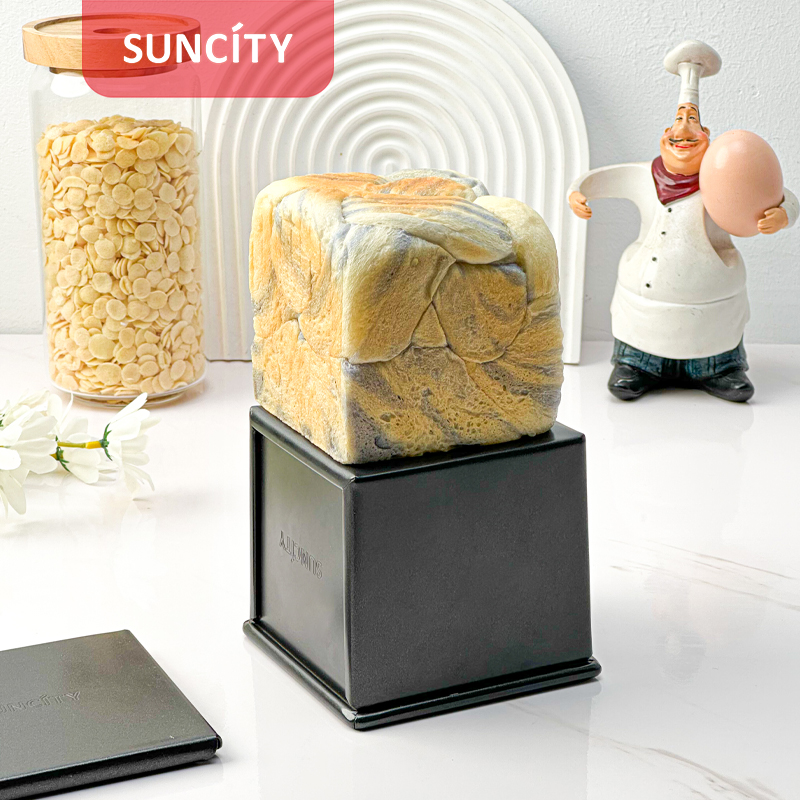 阳晨低糖节能水立方250g吐司模具不沾带盖面包模具空气炸锅可用 - 图2