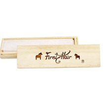 Japanese Imported Men and women Baby Fetal Hair Box Umbilical Cord Case with Hair Brush hair Zhang Mao Chapter Fetal Hair Commemorative