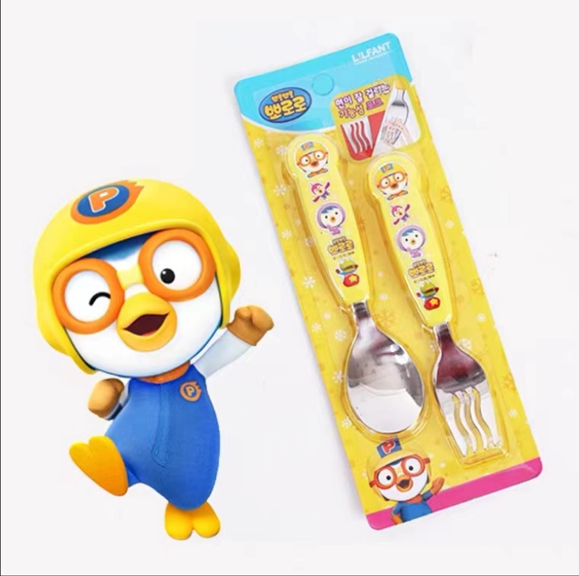 PORORO spoon imported from Korea children's set