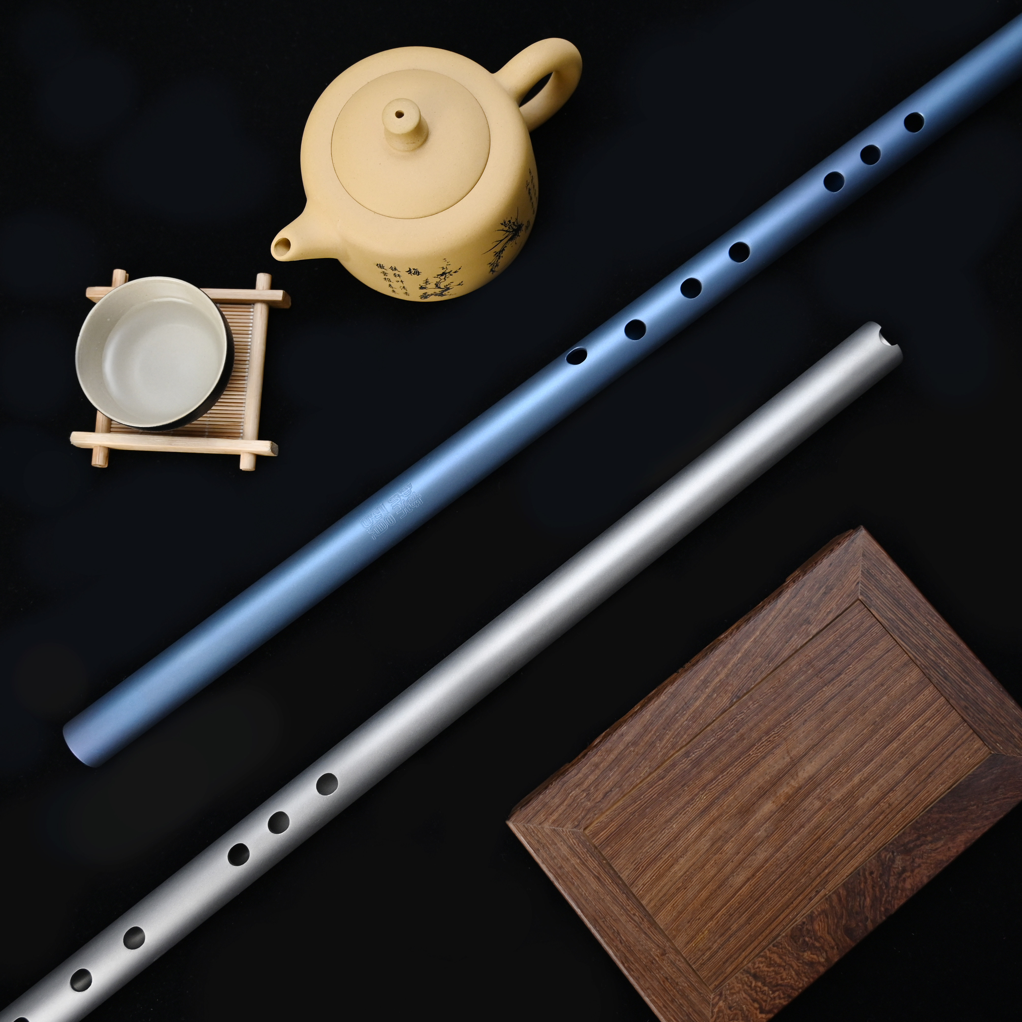 钛合金箫纯钛金属洞箫专业演奏高音准大共鸣八孔长萧乐器简单易学,淘宝优惠券,粉丝福利购,淘宝优惠卷