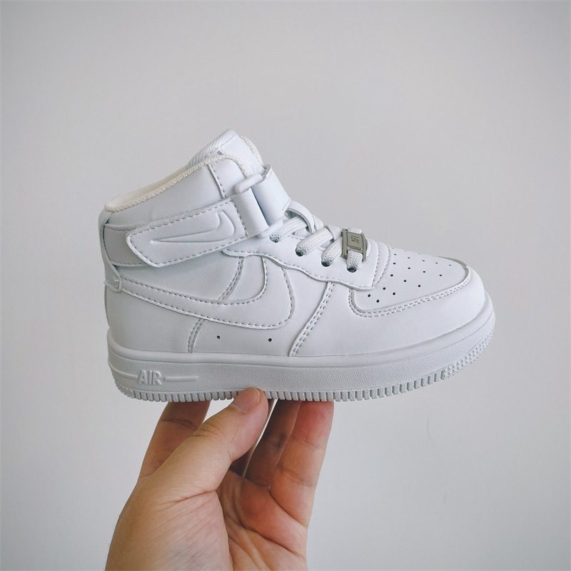 空军一号儿童小白鞋真皮高帮板鞋aj大男童鞋子秋冬加绒女童运动鞋,淘宝优惠券,粉丝福利购,淘宝优惠卷