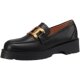 Thick-soled British soft leather soft-soled slip-on loafers for women