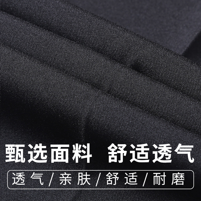 春秋款中年男士休闲裤高腰老人长裤男中老年男裤春秋季爸爸裤子男