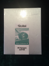(全新当二手卖)禄莱Rollei AV-Apogon150 2.8 66幻灯机用#14328