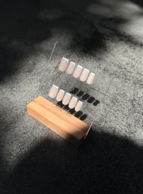 【NAILISM 经典法式】肯豆同款短甲白色法式欧美高级方形短甲