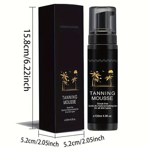 Disposable Tanning Mousse Sunless一次性或持久美黑慕斯油免晒 - 图0