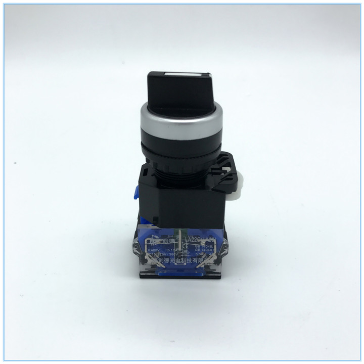 正品创德 LA22C(LA38) 按钮 旋钮开关 短柄 长柄  开孔22MM - 图1