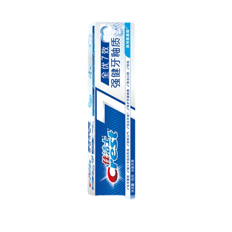 佳洁士全优七效牙膏 强健牙釉质180gx2+袪牙渍健白180gx2含氟正品