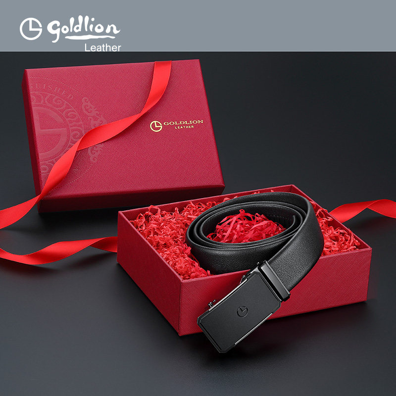 金利来新潮自动扣皮带男真皮商务经典中青年男士腰带头层牛皮裤带,淘宝优惠券,粉丝福利购,淘宝优惠卷