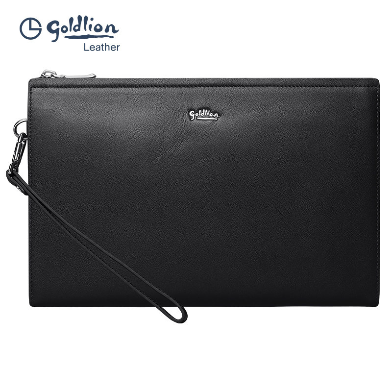 金利来2023新款真皮信封包手拿包 金利来箱包男士包袋