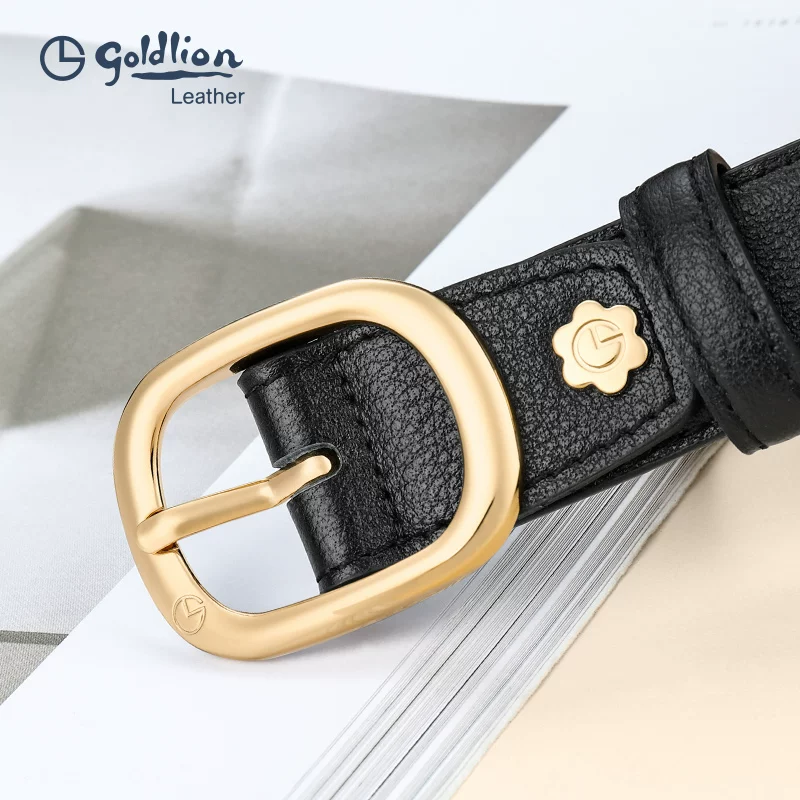 Belt, genuine leather, simple and elegant design