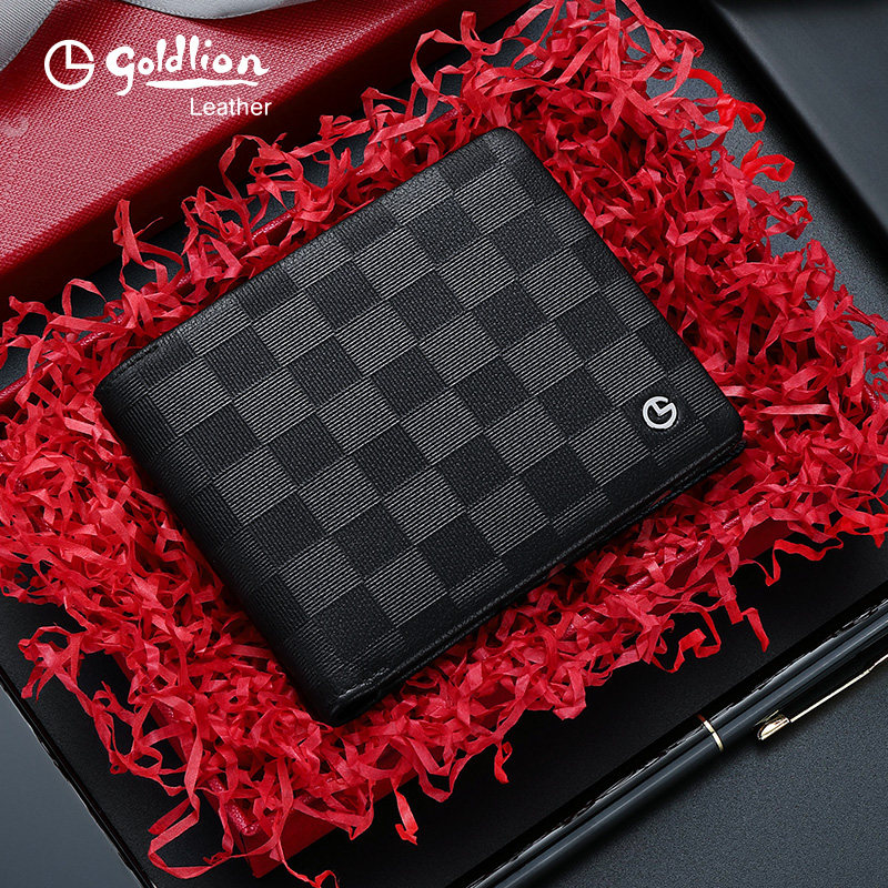 金利来2023新款男士真皮潮牛皮钱夹 金利来箱包钱包