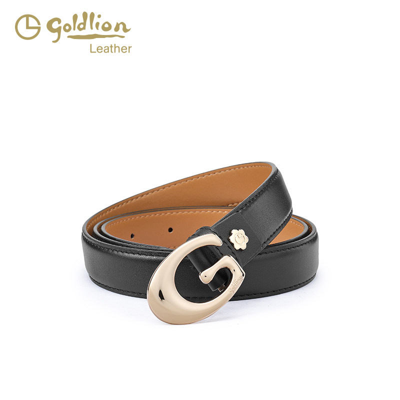 金利来皮带女士真皮新款时尚百搭牛皮裤带简约休闲女士腰带