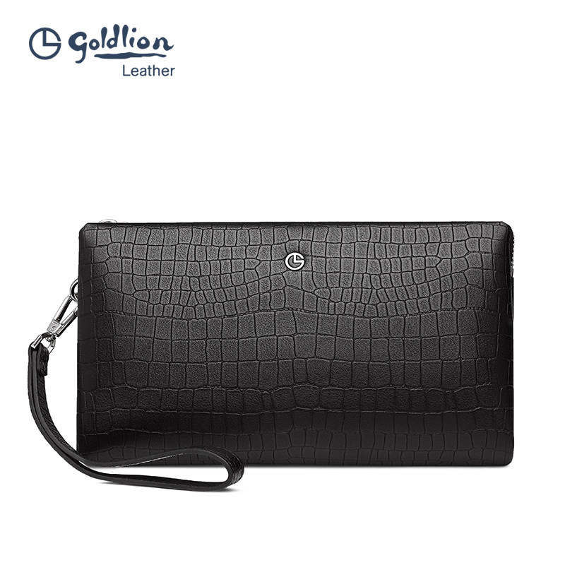 金利来2023新款商务休闲男潮手拿包 金利来箱包男士包袋