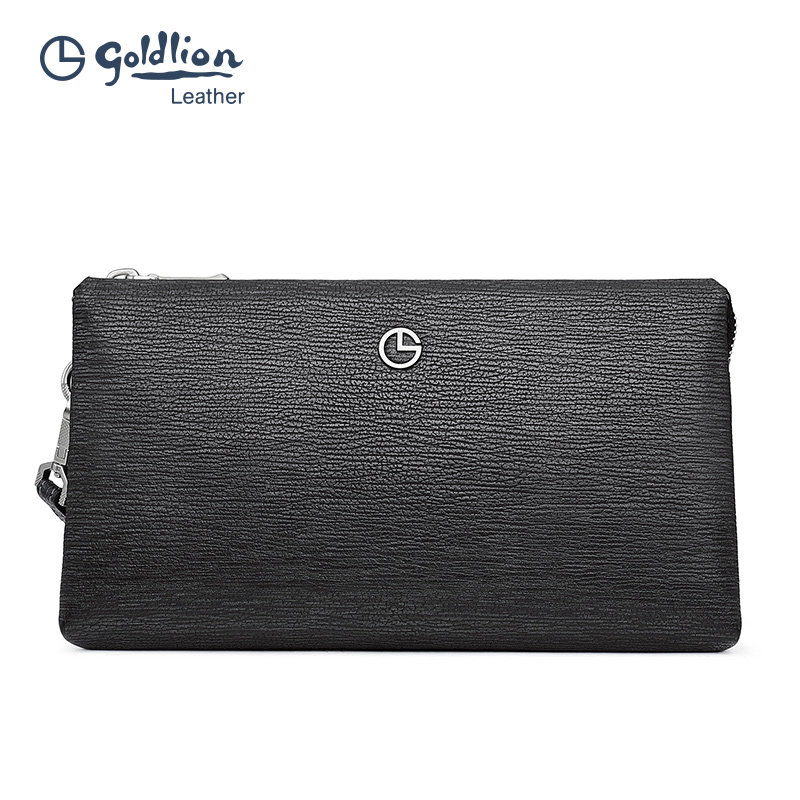 金利来2023新款真皮手拿包牛皮包 金利来箱包男士包袋