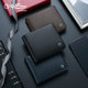 Horizontal leather wallet head layer cowhide men's money clip