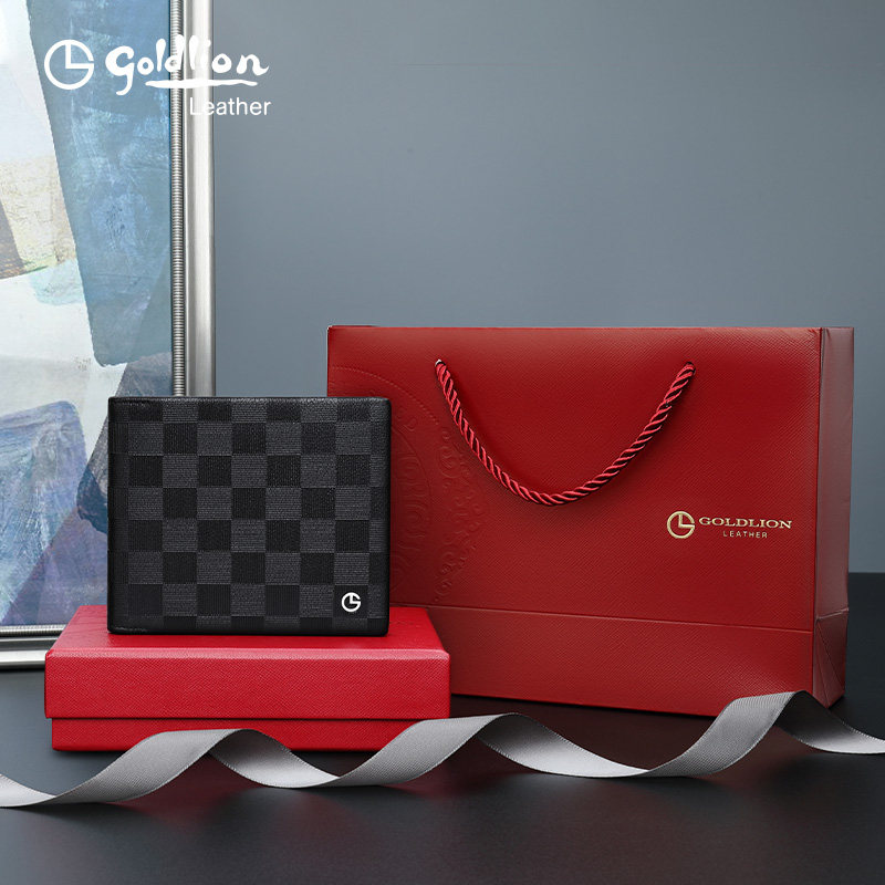 金利来2023新款男士真皮潮牛皮钱夹 金利来箱包钱包