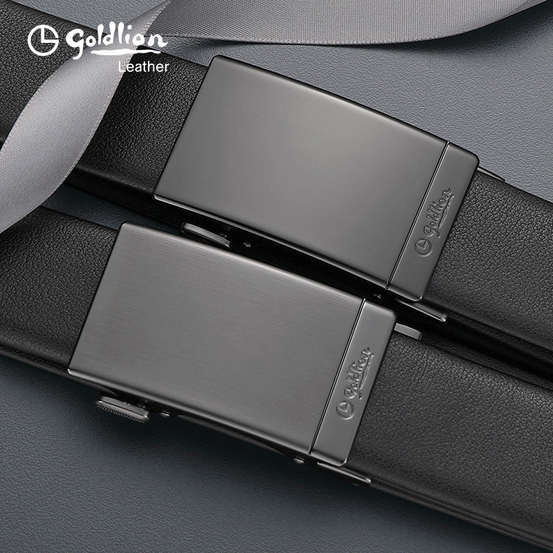 金利来皮带男真皮新潮男款腰带轻奢自动扣商务男式头层牛皮裤带,淘宝优惠券,粉丝福利购,淘宝优惠卷