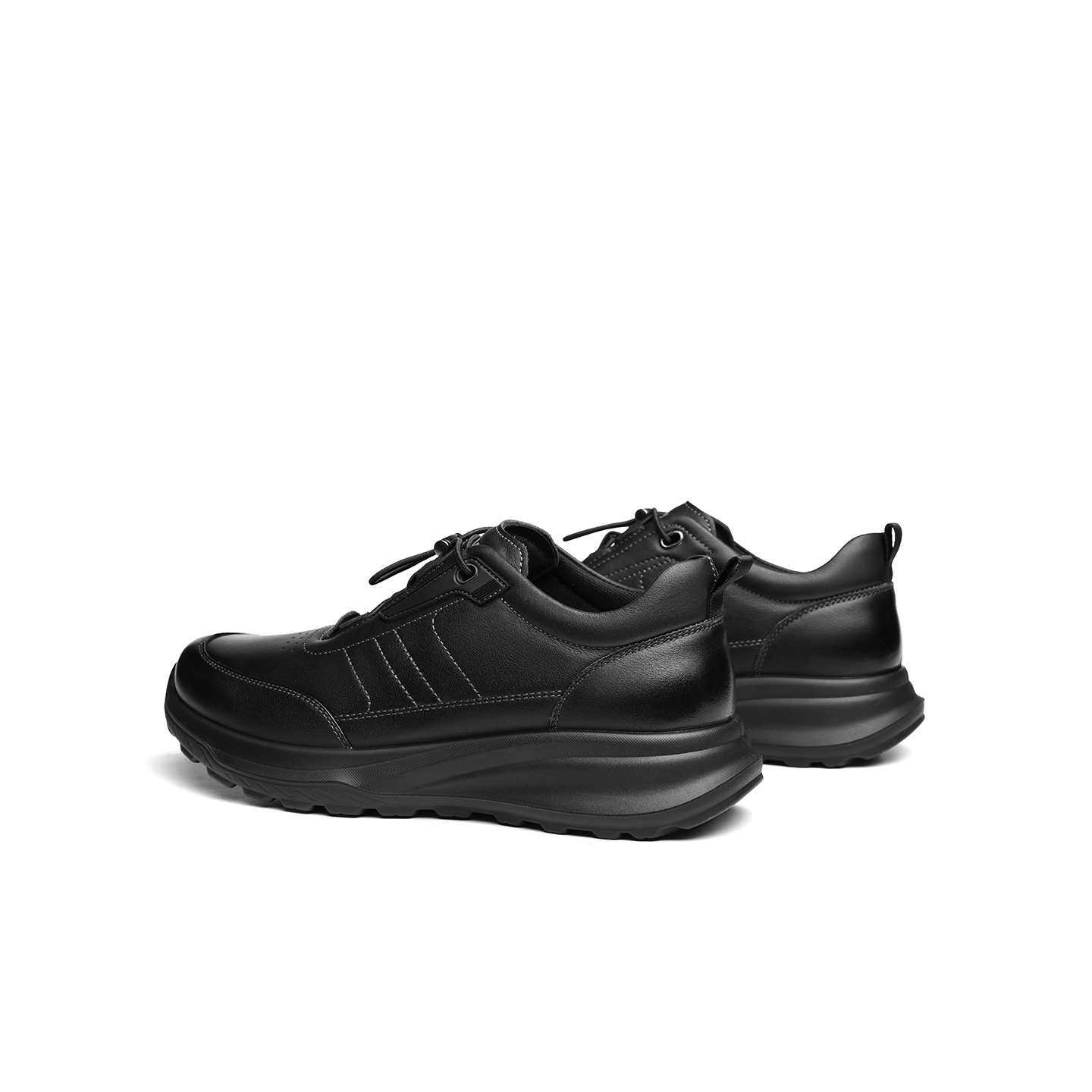 红蜻蜓时尚休闲鞋2025秋季新款男单鞋休闲运动跑步鞋真皮休闲皮鞋 - 图2