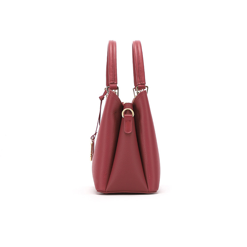 红蜻蜓手提包女士新娘婚包真皮红色喜婆婆妈妈婚宴斜挎包包大容量,淘宝优惠券,粉丝福利购,淘宝优惠卷