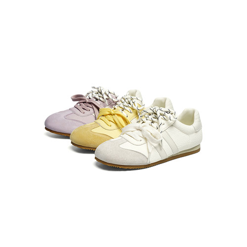 红蜻蜓德训鞋女2025秋季新款女鞋子复古软底阿甘鞋慢跑运动休闲鞋 - 图3