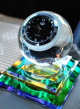 汽车摆件时钟表香水座高档