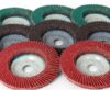 One top and three small iron cover louver wheel grinding discs