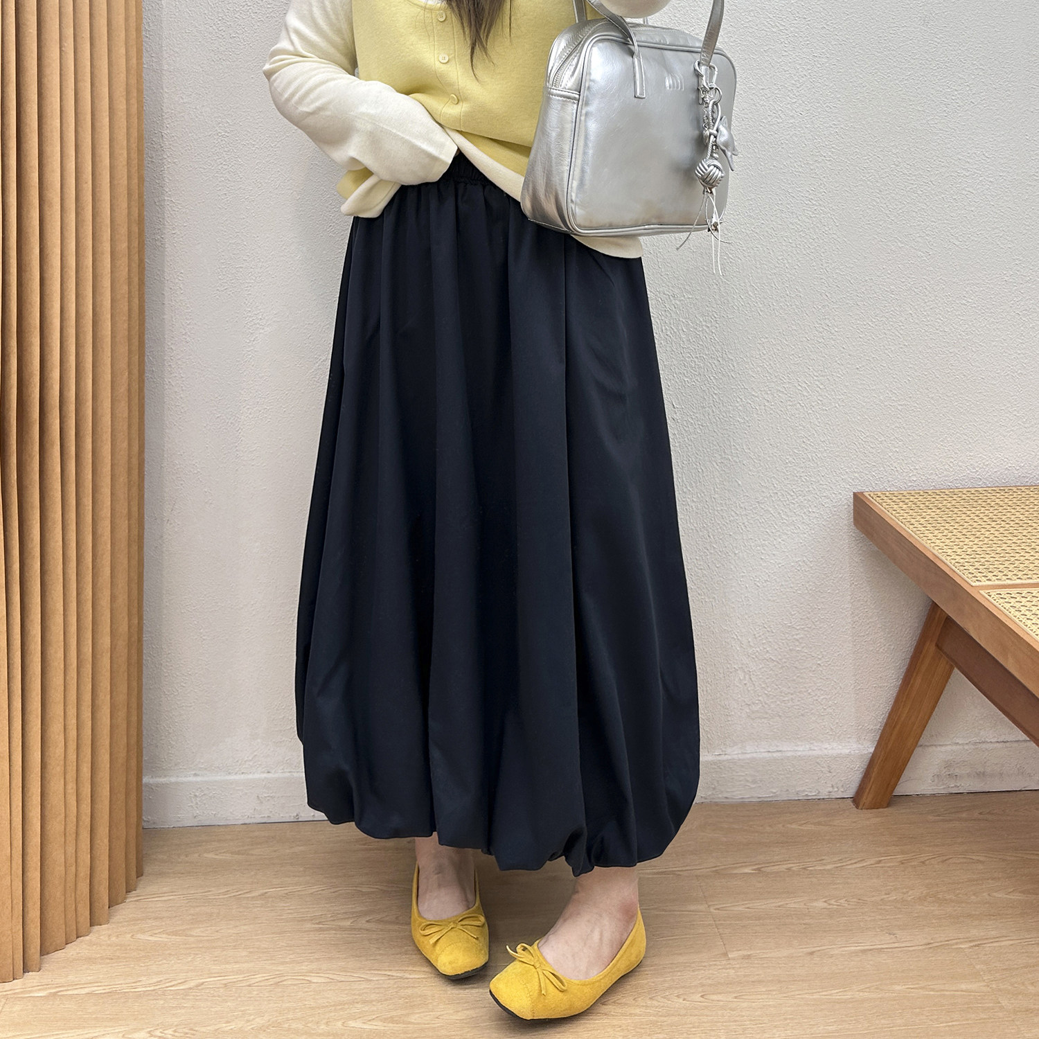 宛宛大码花苞裙秋季新款蓬蓬半身裙胖mm显瘦遮肚梨形身材A字长裙,淘宝优惠券,粉丝福利购,淘宝优惠卷