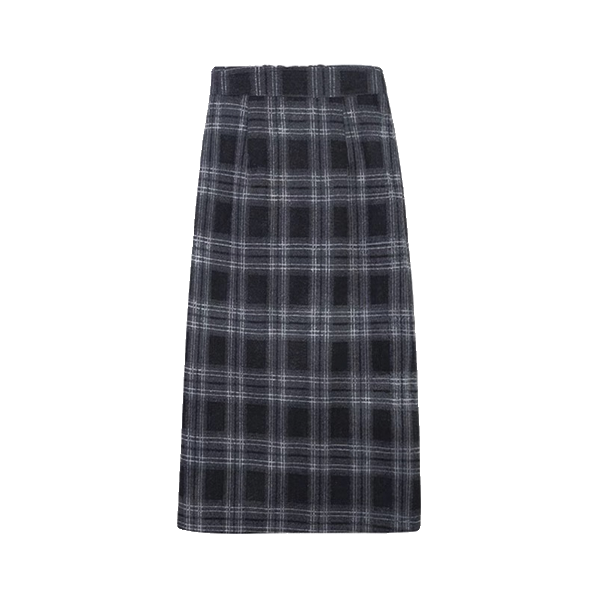格子毛呢半身裙女秋冬新款梨形身材大码胖mm高腰显瘦中长款直筒裙,淘宝优惠券,粉丝福利购,淘宝优惠卷