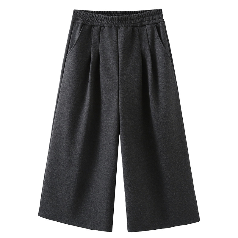 宛宛大码小个子阔腿毛呢西装裤女秋冬加厚裤子胖mm呢子九分休闲裤,淘宝优惠券,粉丝福利购,淘宝优惠卷