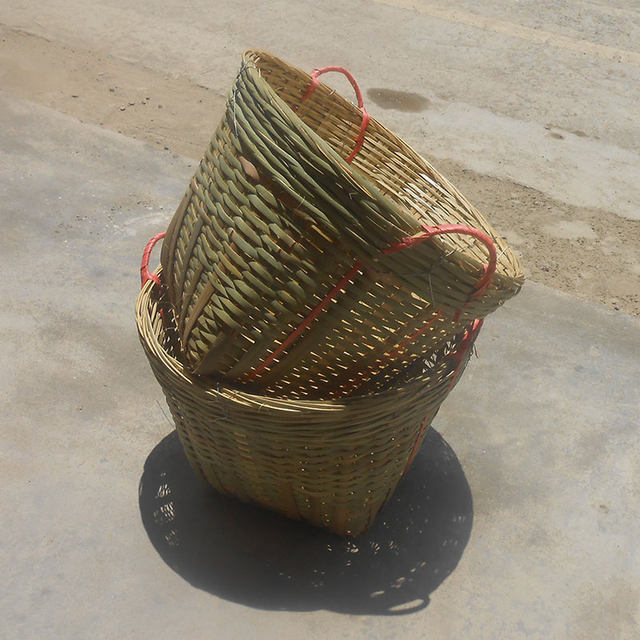 Special base for miscellaneous items and bamboo trash basket