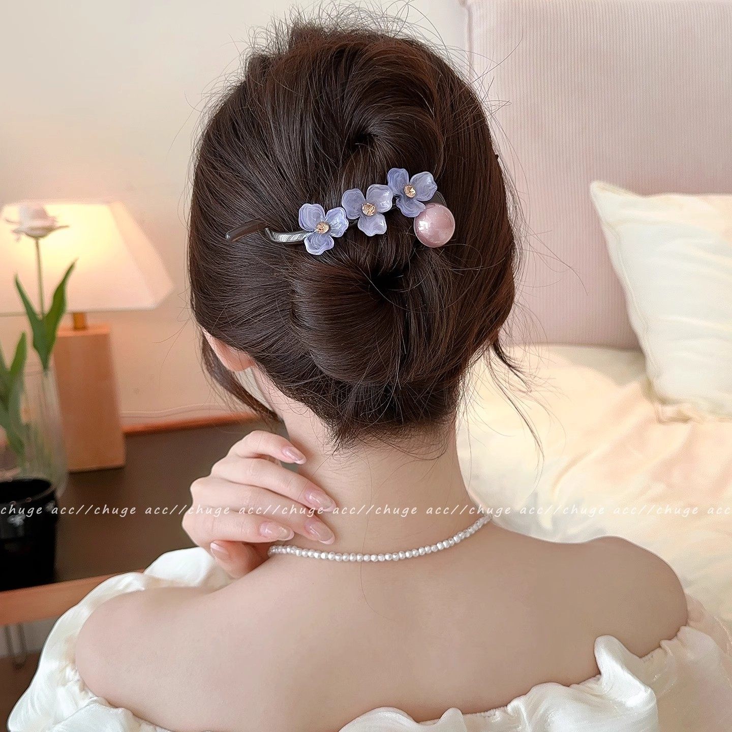 萌趣可爱猫咪扭扭夹感后脑勺发夹女2024新款一字抓夹盘发头饰,淘宝优惠券,粉丝福利购,淘宝优惠卷