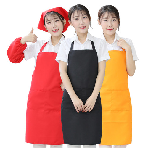 广告围裙定制logo印字家用厨房防水防油餐饮专用女工作服订做围腰 - 图2