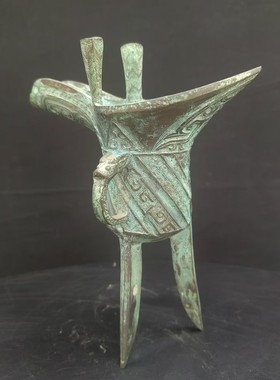 素爵青铜爵杯仿古商务礼品摆件