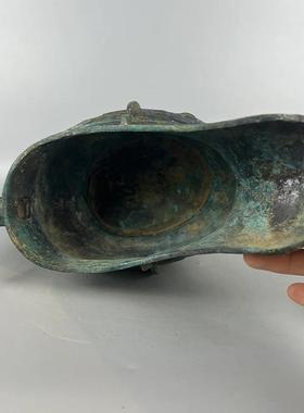 青铜器仿古摆件西周盛酒器