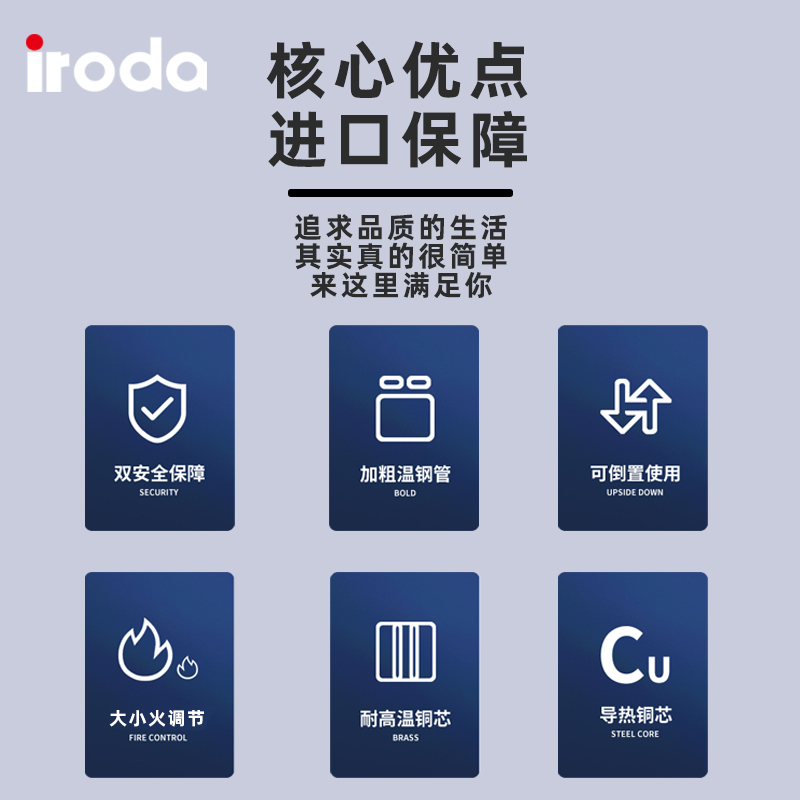 台湾进口爱烙达IRODA 喷火枪工业级喷枪烹饪烘焙充气式燃气枪灭菌 - 图2