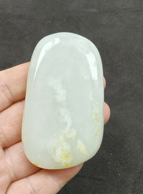 和田玉青海料青白玉山料原石保真