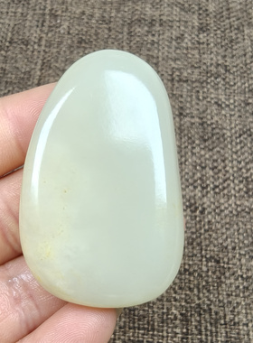 和田玉青白玉原石挂件把件保真