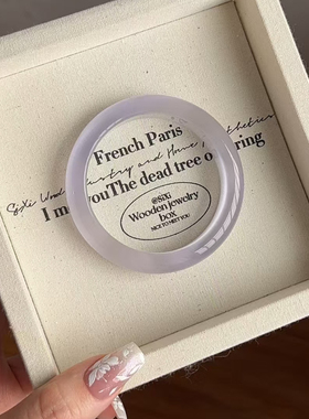 紫色猫眼手镯古风国潮气质轻奢小众设计高级感时尚百搭叠戴手饰