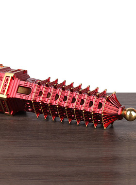 纯铜文昌塔摆件七层九层13十三层红色文昌塔办公书房书桌